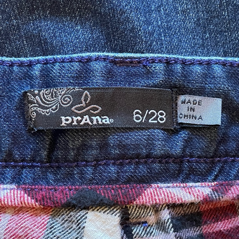 prAna Flannel Lined Mid-Rise Boyfriend Jeans - Picture 7 of 11